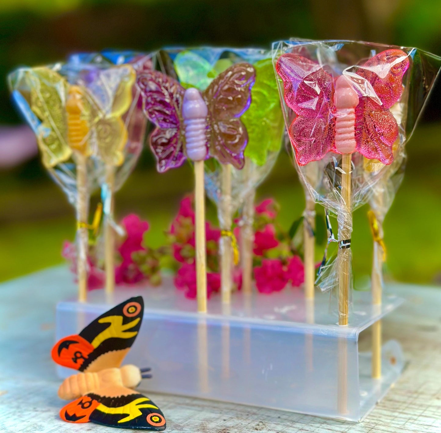 25 Handmade lollipop candy butterfly. Wedding decorations . Bachelorette Party.Baby shower gifts. Weding favours. Birthday party gifts.Candy