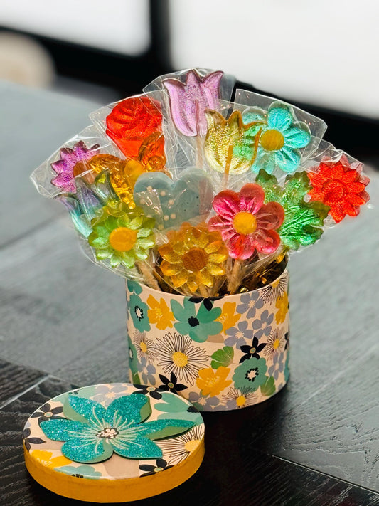 25 Lollipops flowers. Bachelorette Party. Baby shower gifts. Weding favours. Birthday party gifts. Event treats.