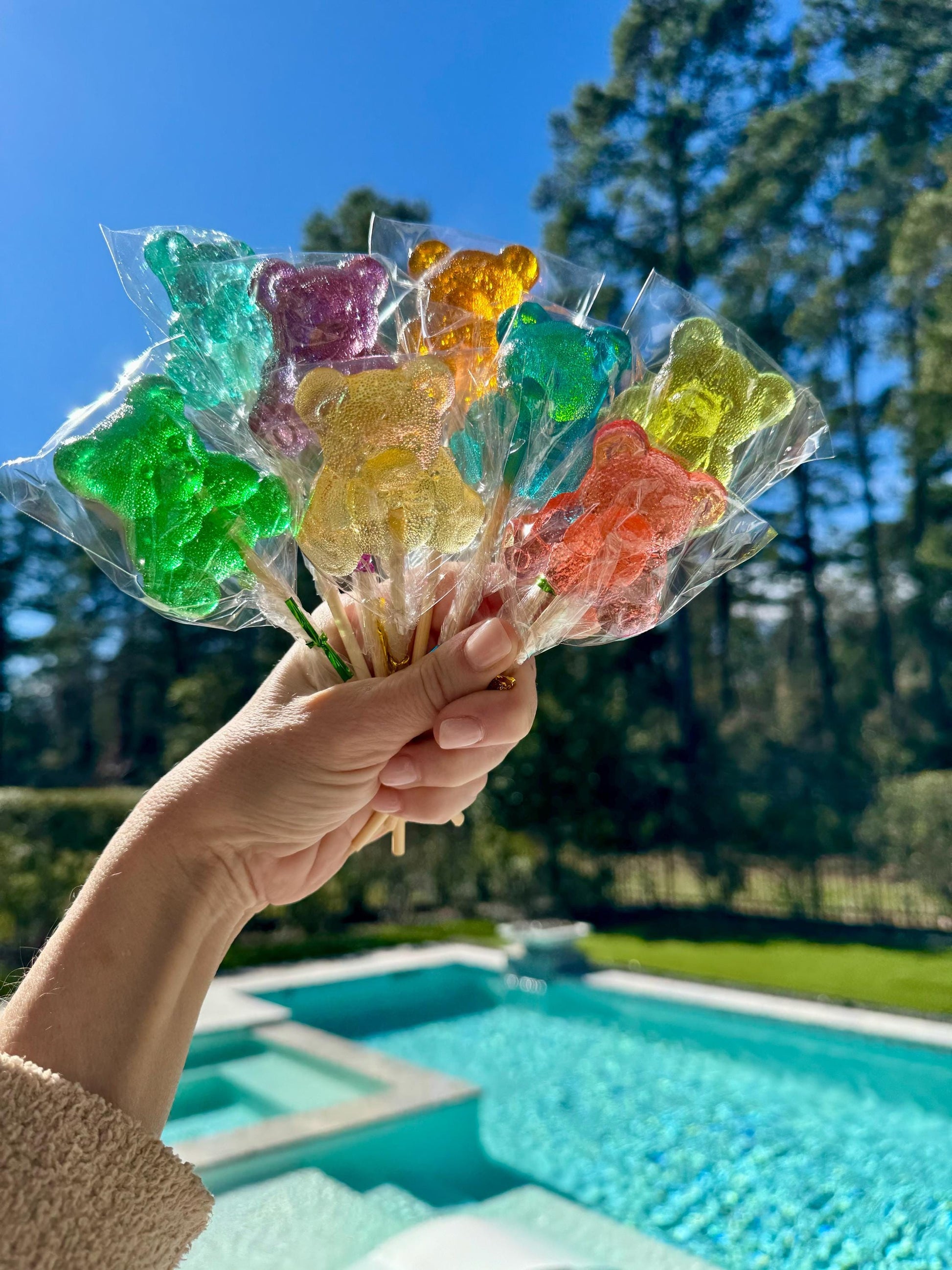 35 Teddy bear handmade lollipops candy. Bachelorette Party. Baby shower gifts. Wedding favours. Birthday party gifts. Bear lollipops. Bears