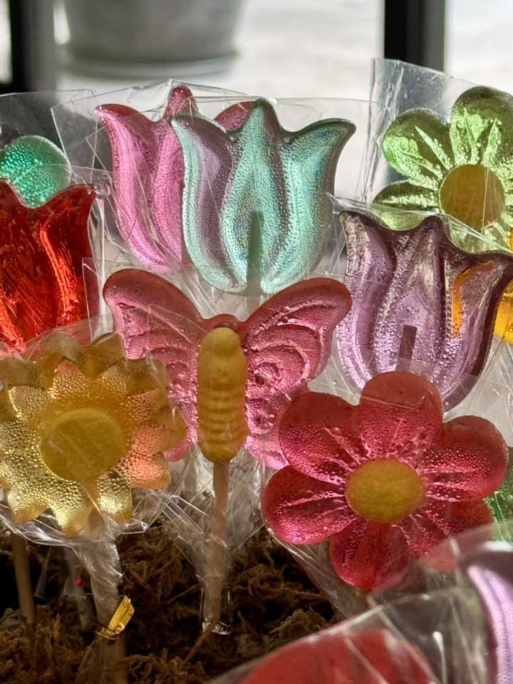 25 Lollipops flowers. Bachelorette Party. Baby shower gifts. Weding favours. Birthday party gifts. Event treats.