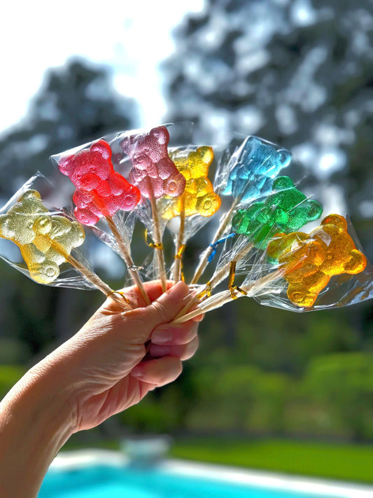 35 Teddy bear handmade lollipops candy. Bachelorette Party. Baby shower gifts. Wedding favours. Birthday party gifts. Bear lollipops. Bears