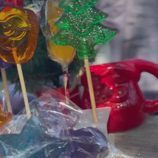 25 Festive Handmade Christmas Lollipops: Holiday Treats, Party Favors